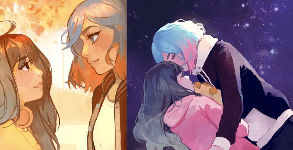 Angela He's visual novel titled there's this girl