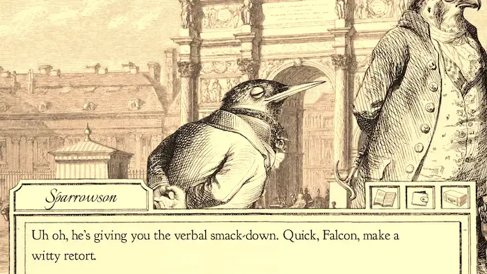 Sparrowson talking about a verbal smackdown and telling Falcon to be witty