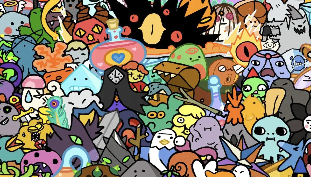 Art displaying all the stuff in Card of Darkness