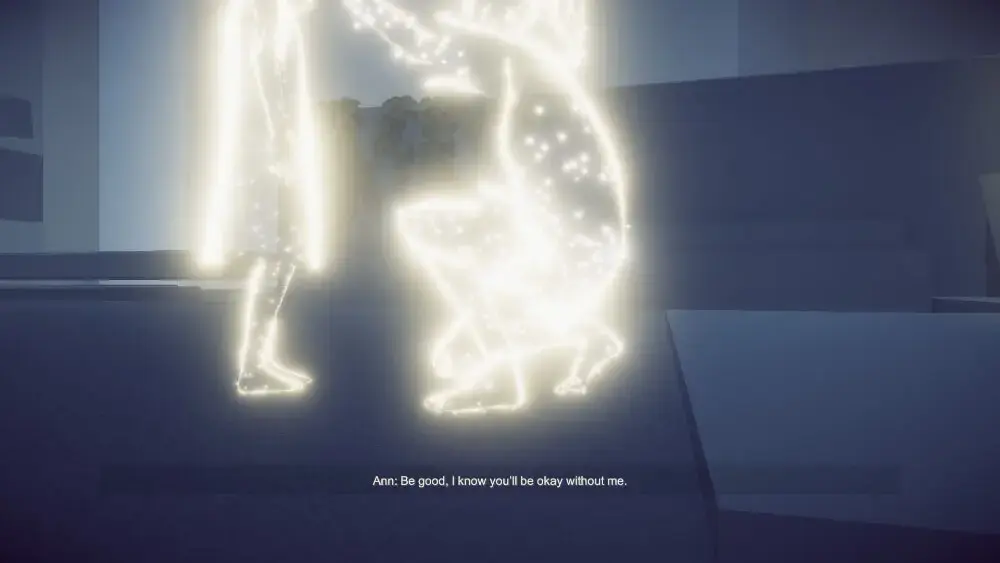 Maya's mom, Ann, must leave and tells Maya to be good