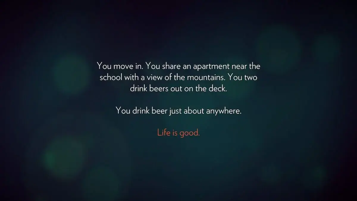 Text-based intro