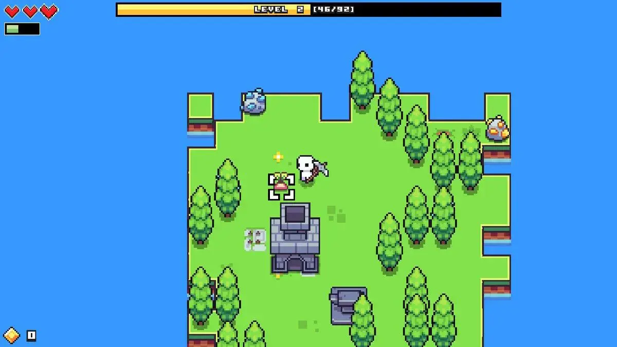 Simple starting island