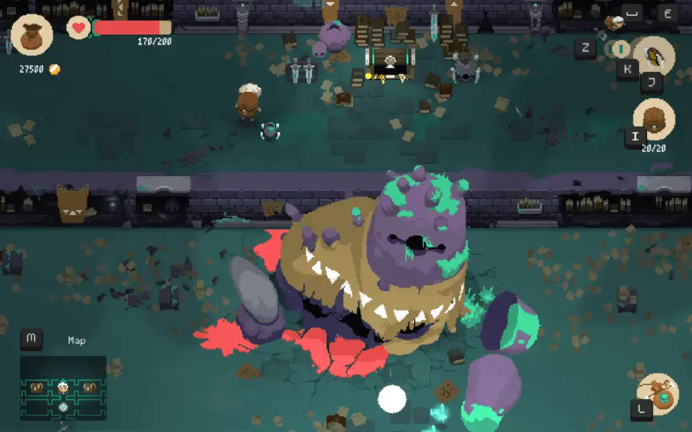 Moonlighter golen king boss defeated
