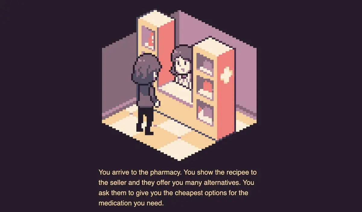 Nanopesos buying the cheapest medicine at a pharmacy for affordability