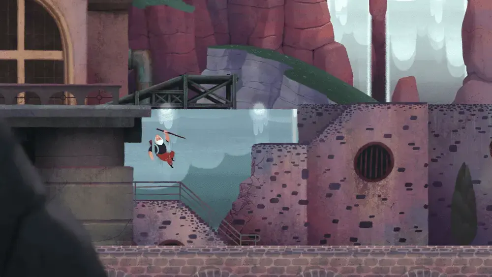 Waterfall in Old Man's Journey