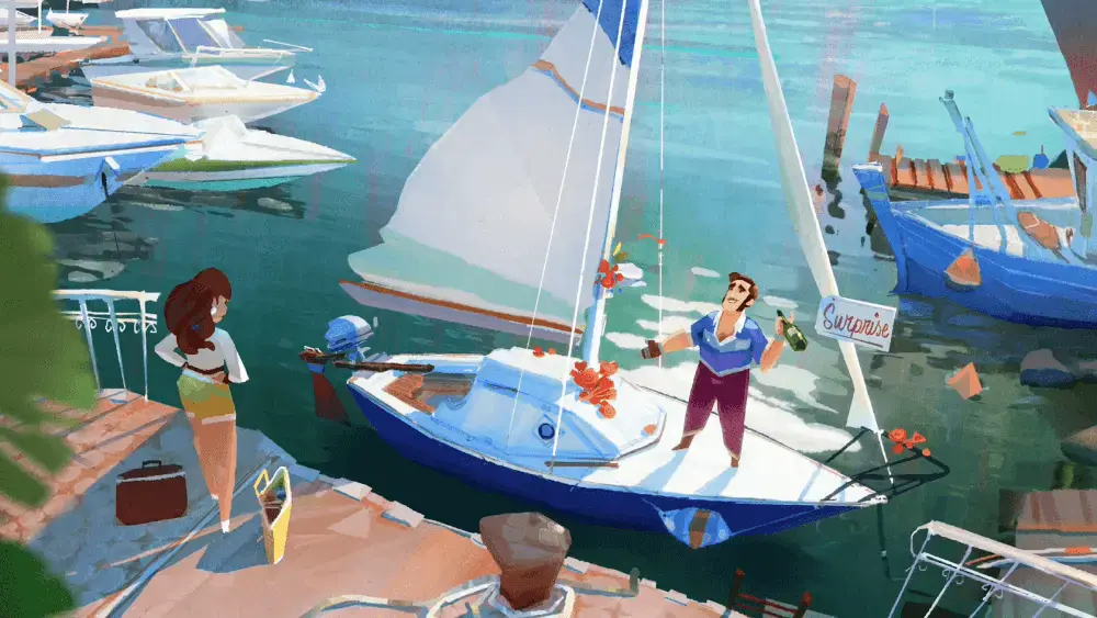 Memory from youth in Old Man's Journey