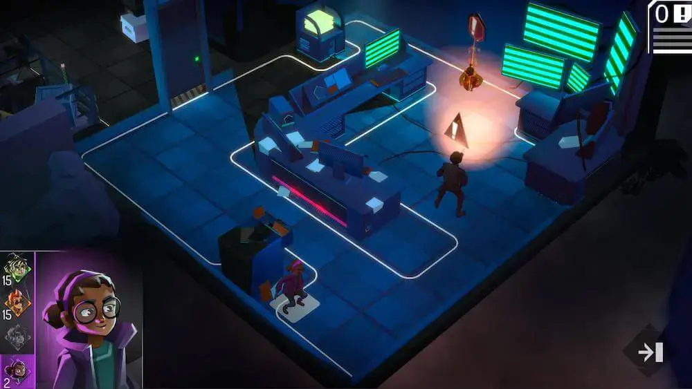 Alex hiding while distracting a guard with something else