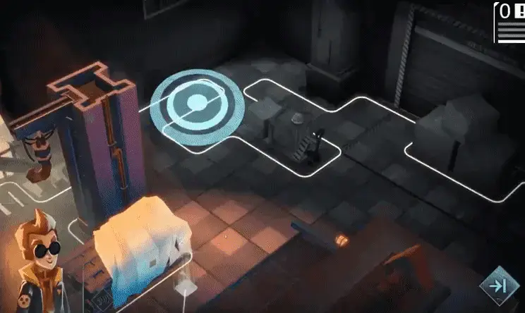 Nick using his hearing to scout out the area