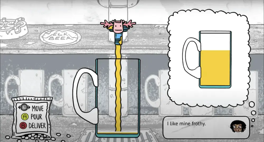 A mini-game from the First Stories demo